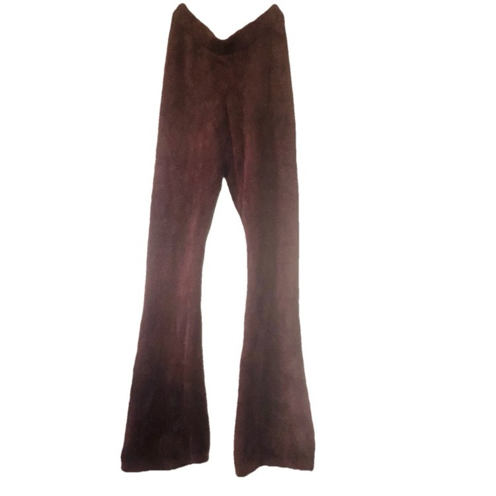 Forever 21 Dark Brown Velvet Flare Pants
